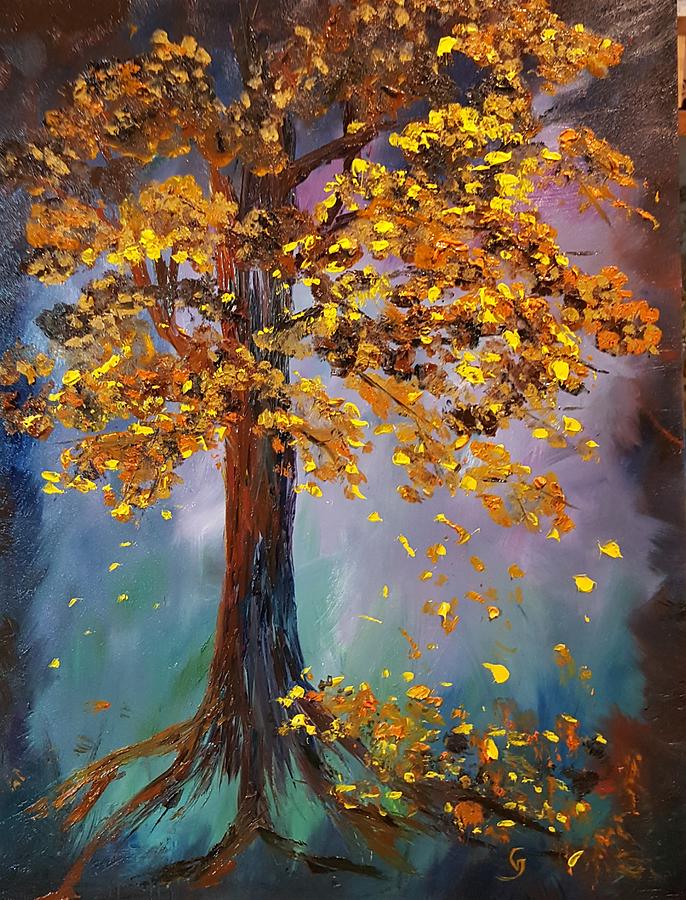 Another Lone Tree         62 Painting by Cheryl Nancy Ann Gordon