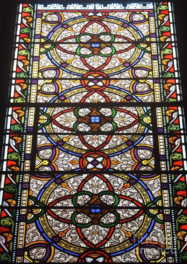 Another Panel Of Stained Glass Art From Emmanuel Church, Baltimore Photograph by Poets Eye