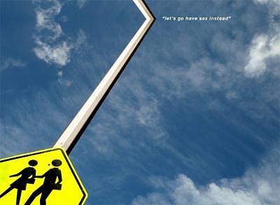 Cartoon Photograph - Another Path by Sam Smith Cartoon Photograph - Another Path by Sam Smith