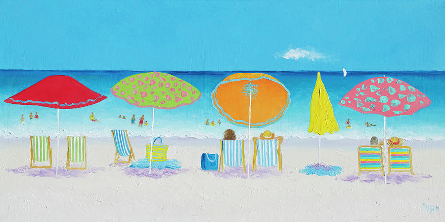 Another Perfect Beach Day Painting by Jan Matson