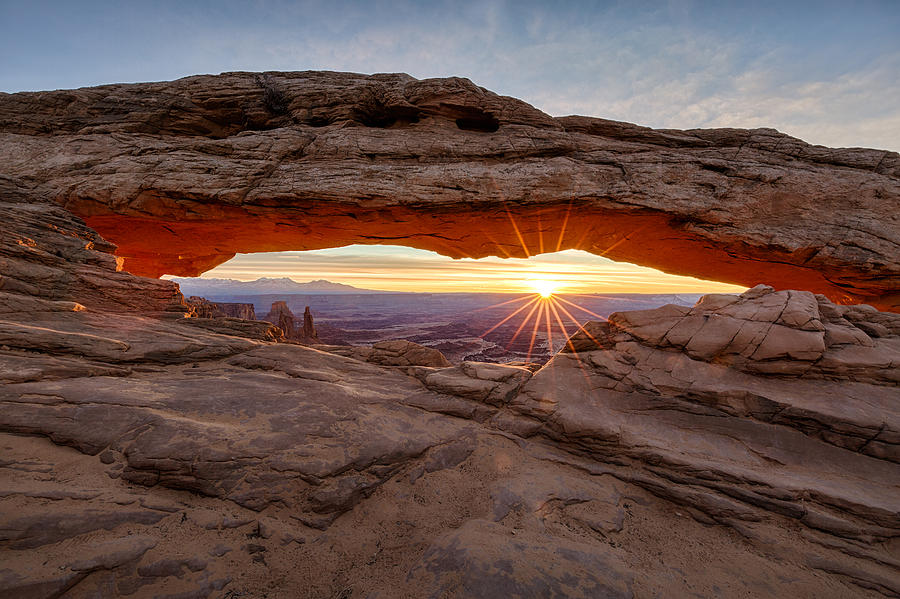 Another Sunrise at Mesa Arch Photograph by Denise Bush
