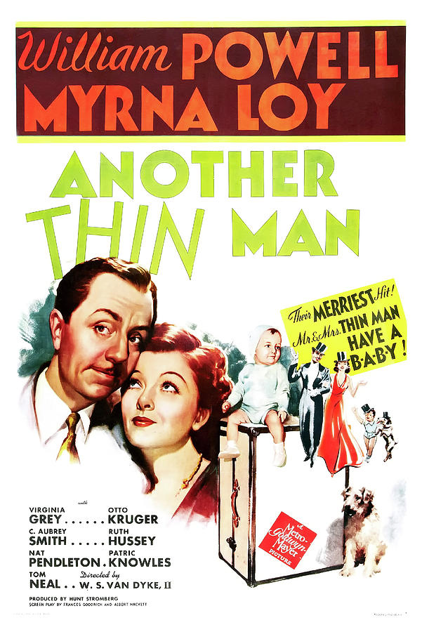 Another Thin Man 1939 Mixed Media by Mountain Dreams
