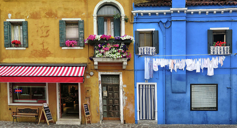 Another View of Burano Photograph by Dave Mills