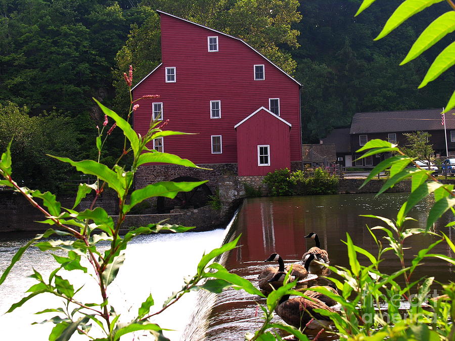 Another View of Red Mill Photograph by Jacqueline M Lewis