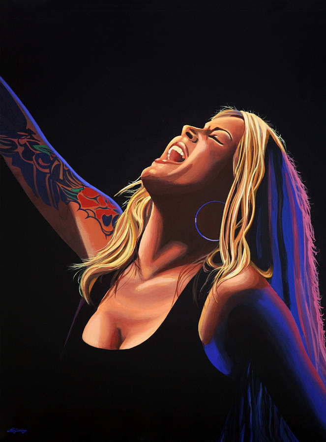 Anouk 2 Painting by Paul Meijering