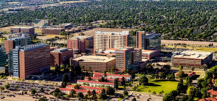 Anschultz Medical Center - Aurora Colorado Photograph by Mountain ...