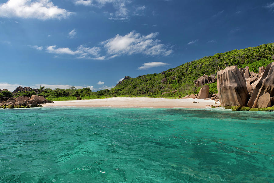 Anse Marron Beach in La Digue, Seychelles Photograph by Ivan Batinic
