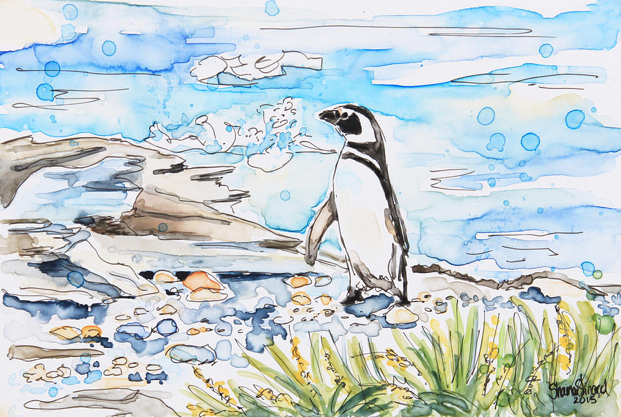 Antarctic Journey Painting by Shaina Stinard