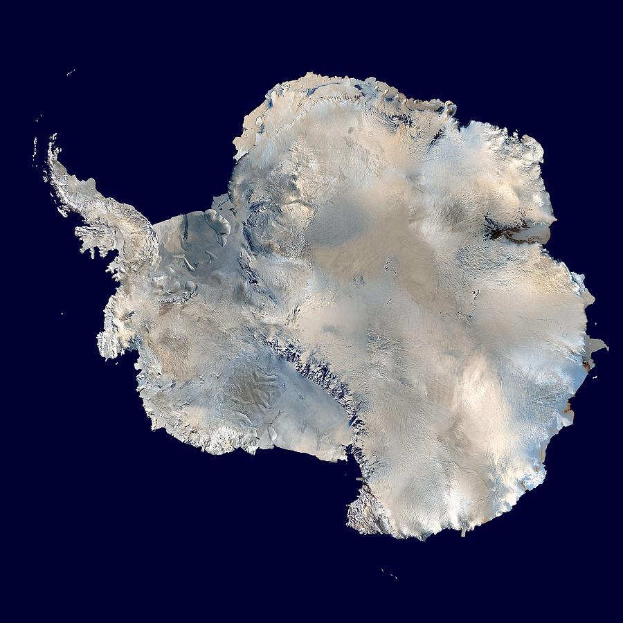Antarctica Painting - Antarctica From Blue Marble by Celestial Images Antarctica Painting - Antarctica From Blue Marble by Celestial Images