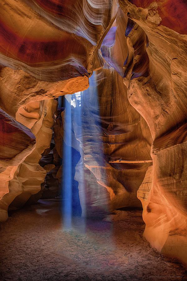 Antelope Canyon Blues Photograph by Phil Abrams
