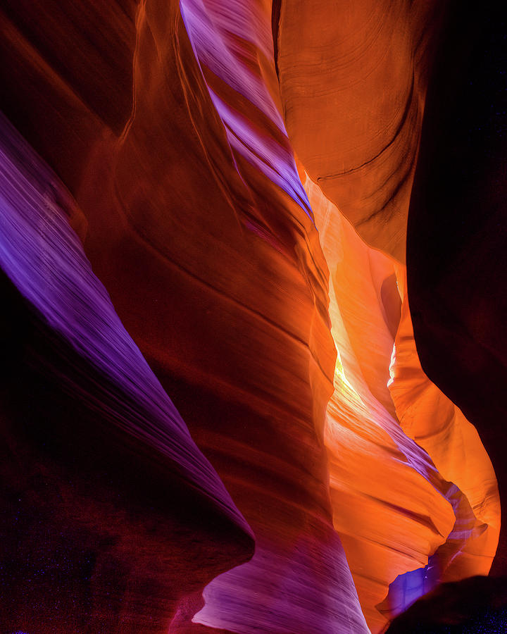 Antelope Canyon Color Photograph by Harry Strharsky