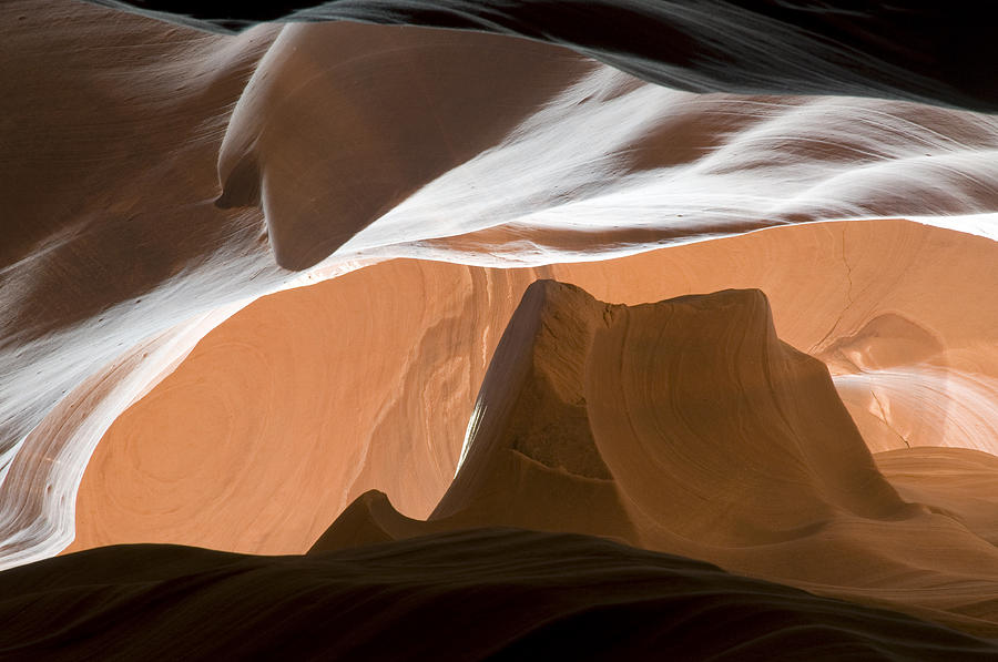 Landscape Photograph - Antelope Canyon Desert Abstract by Mike Irwin