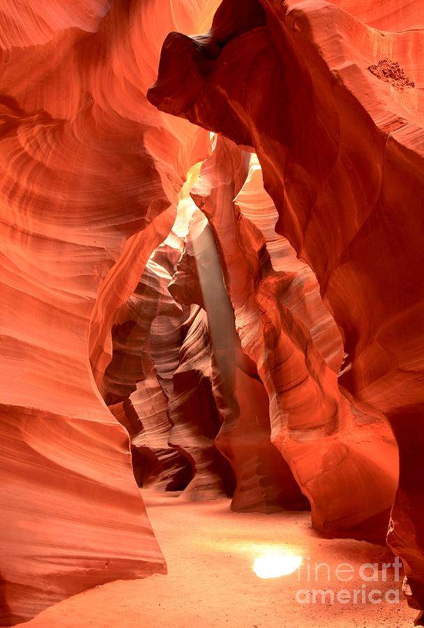 Antelope Canyon Entrance Beam Photograph by Adam Jewell