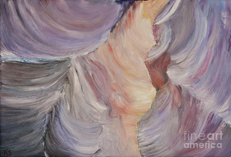 Antelope Canyon Painting - Antelope Canyon  by Kate Sumners
