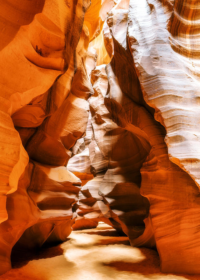 Abstract Photograph - Antelope Canyon Page Arizona by Good Focused