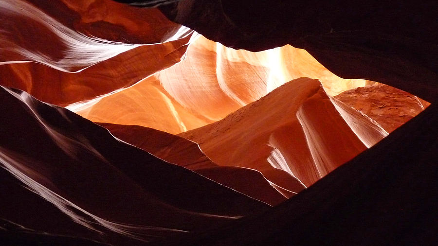 Antelope Canyon Sandstone Photograph by Lawrence S Richardson Jr