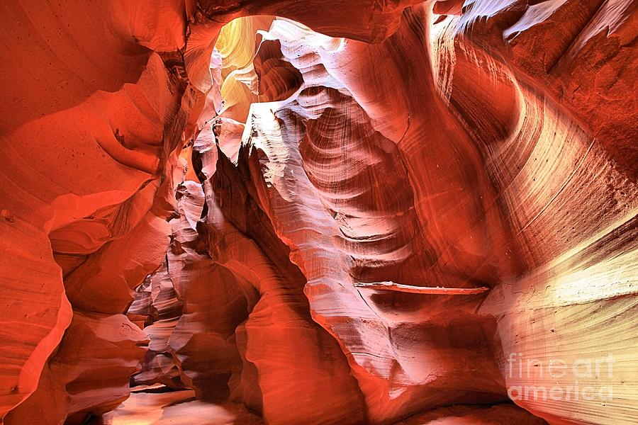 Antelope Canyon Sandstone Swirls Photograph by Adam Jewell