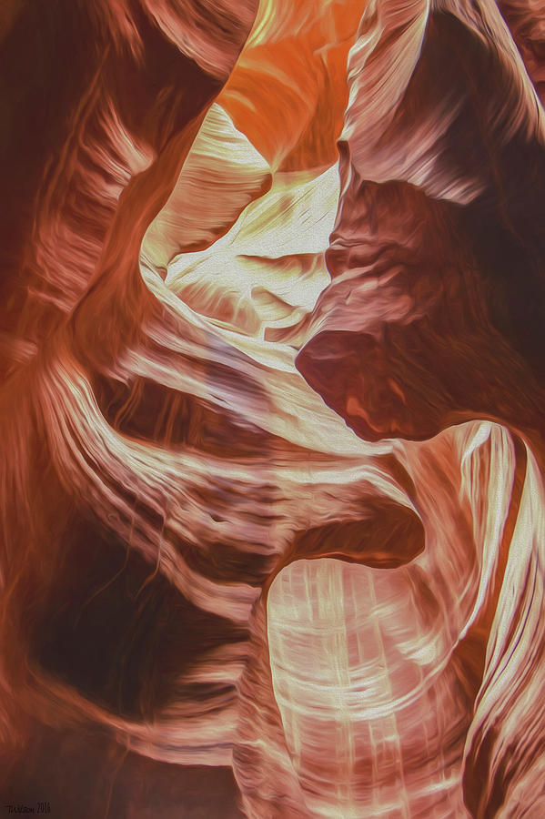 Antelope Canyon Swirls Photograph by Teresa Wilson