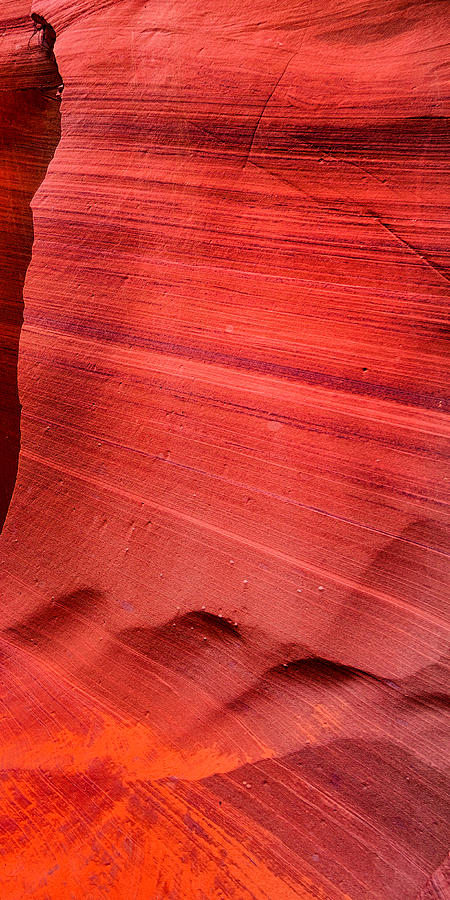 Antelope Canyon Triptych Right Panel Photograph by Greg Norrell