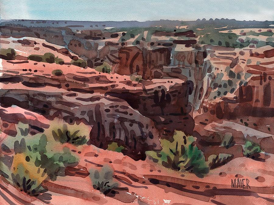 Canyon De Chelly Painting - Antelope House Vista by Donald Maier