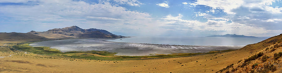 Antelope Island State Park Great Salt Lake Pan 01 Photograph by Thomas Woolworth