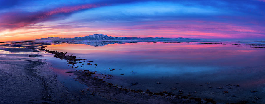 Antelope Island Sunrise Photograph by Michael Ash