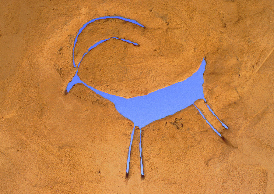Antelope Petroglyph Photograph by Jerry McElroy