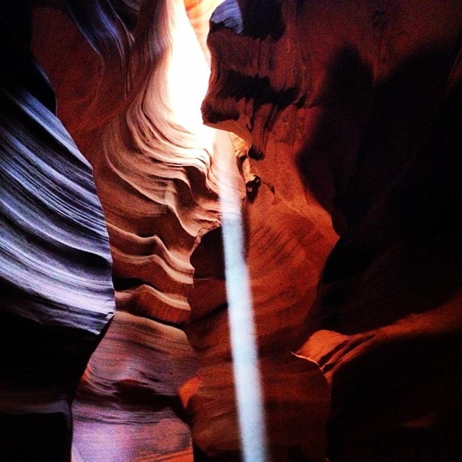 Antelope Slot Canyon With My Parents! Photograph by Kyle Victor