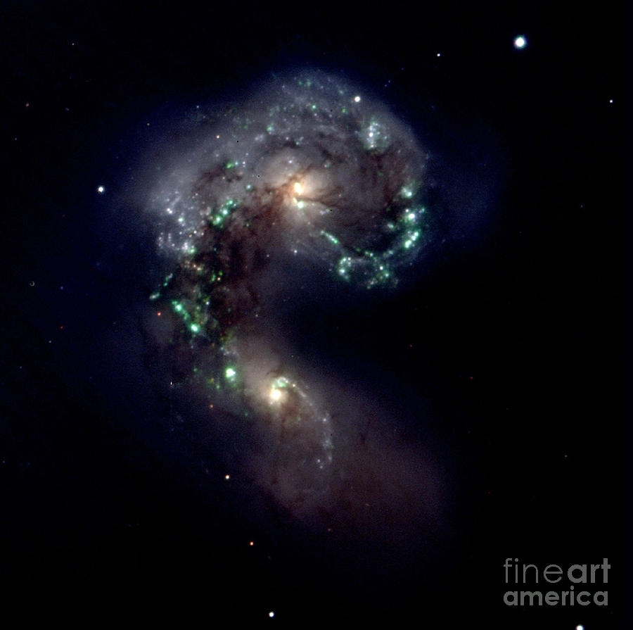 Antennae Galaxies, Ngc 4038ngc 4039 Photograph by European Southern Observatory