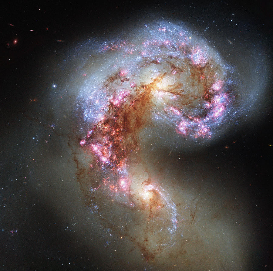 Antennae Galaxies Reloaded Photograph by Eric Glaser