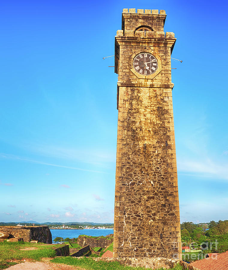 Anthonisz Memorial Clock Tower in Galle, Sri Lanka Photograph by MotHaiBaPhoto Prints