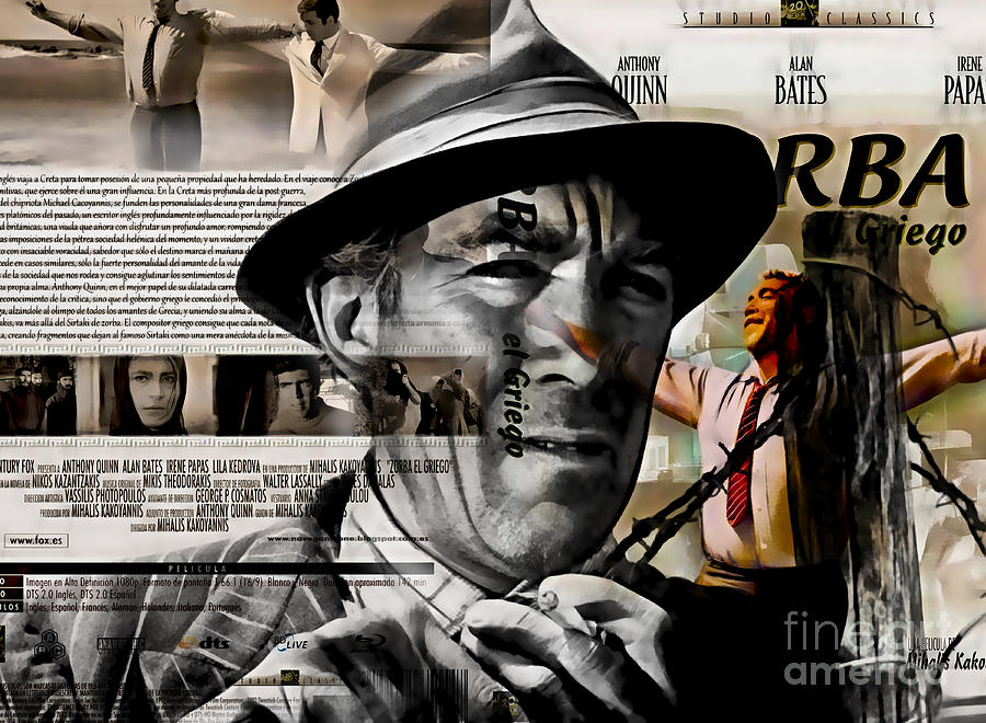 Anthony Quinn Mixed Media - Anthony Quinn Collection by Marvin Blaine