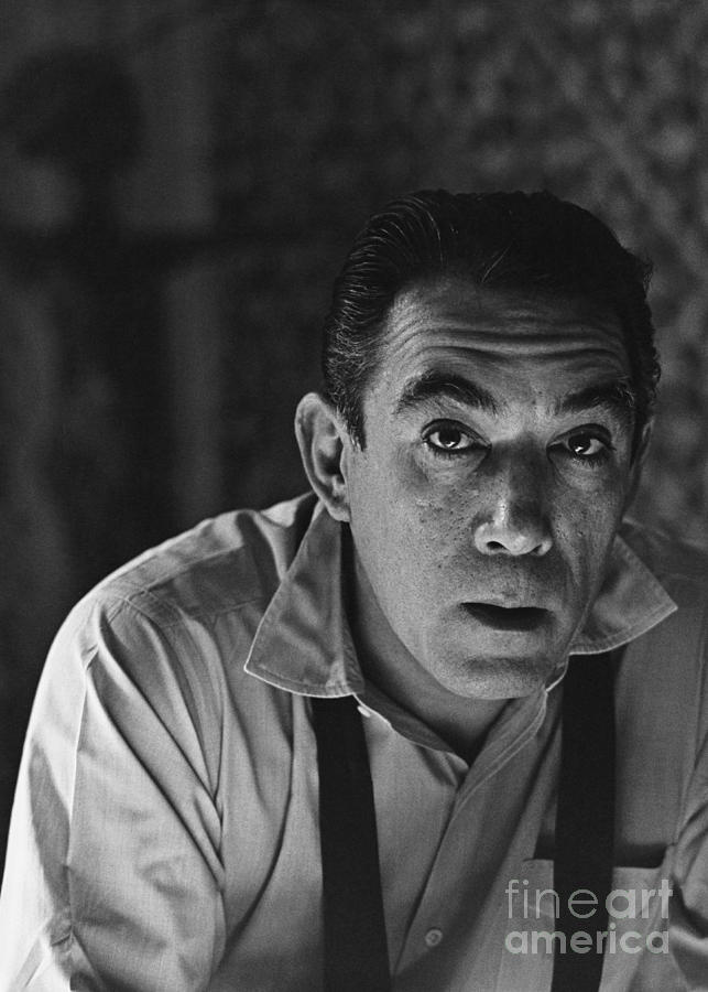 Anthony Quinn Photograph by Photo Researchers