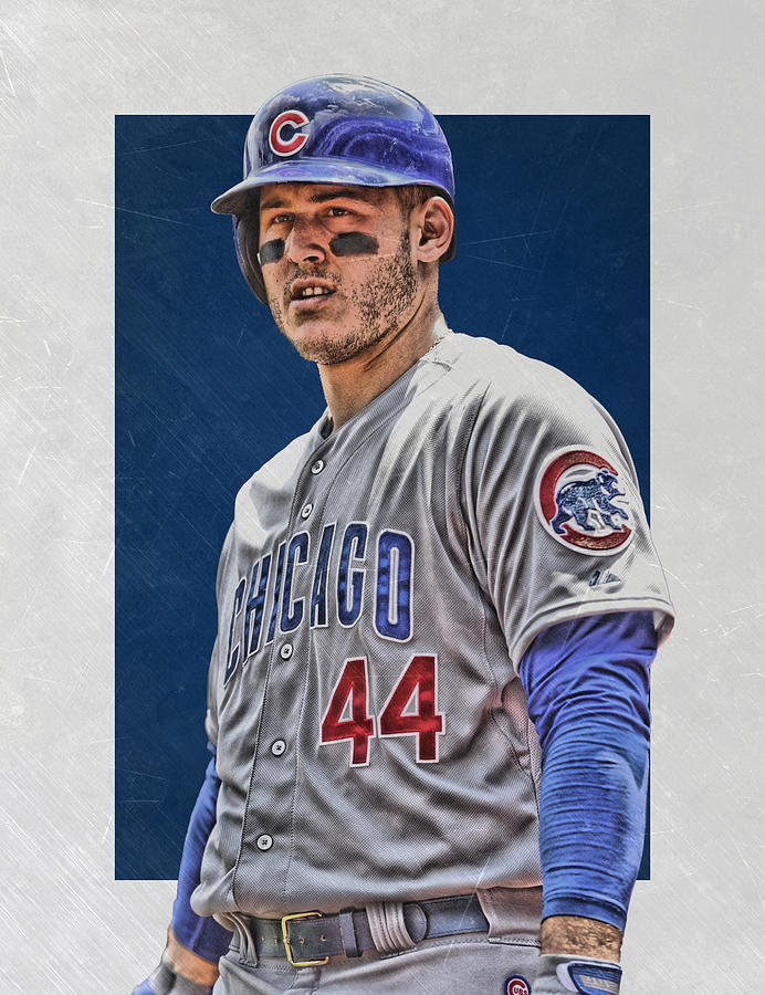 Anthony Rizzo Mixed Media - Anthony Rizzo Chicago Cubs 3 by Joe Hamilton Anthony Rizzo Mixed Media - Anthony Rizzo Chicago Cubs 3 by Joe Hamilton