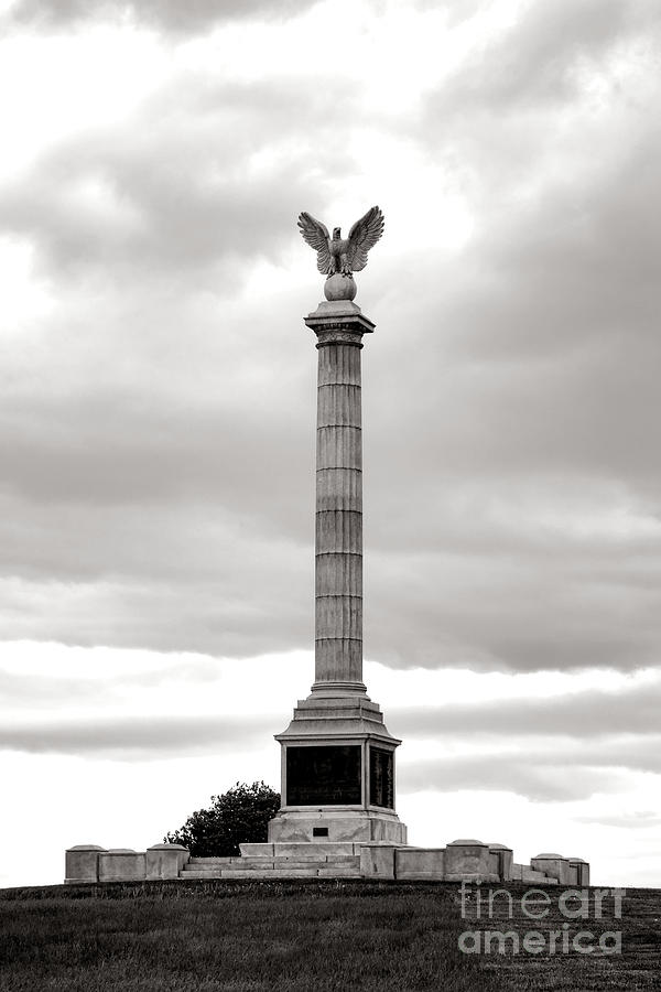 Antietam National Battlefield New York State Monument Photograph by Olivier Le Queinec