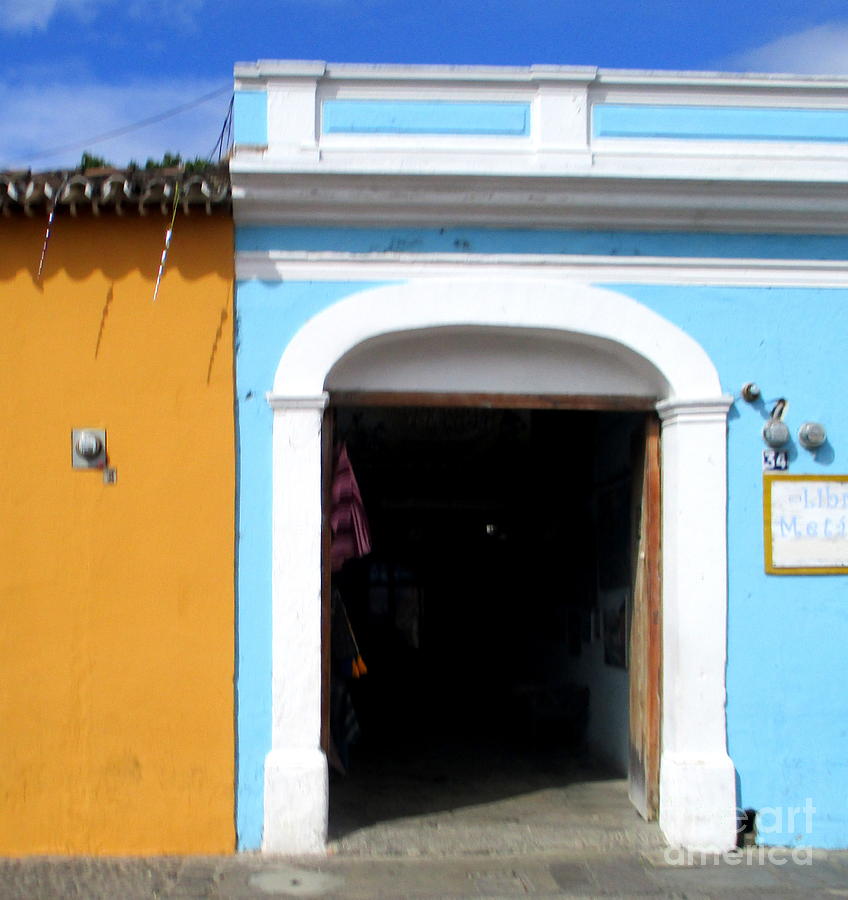 Antigua Door 2 Photograph by Randall Weidner
