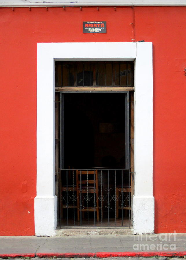 Antigua Door 3 Photograph by Randall Weidner