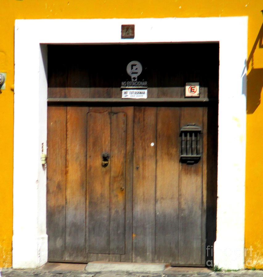 Antigua Door 6 Photograph by Randall Weidner