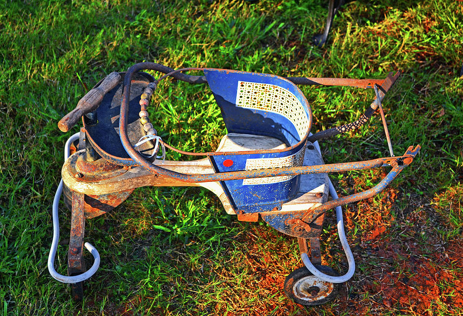 Antique Baby Walker 001 Photograph by George Bostian