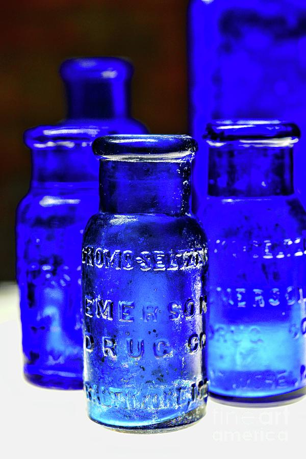Antique Bromo Seltzer  Bottles Photograph by Paul Ward