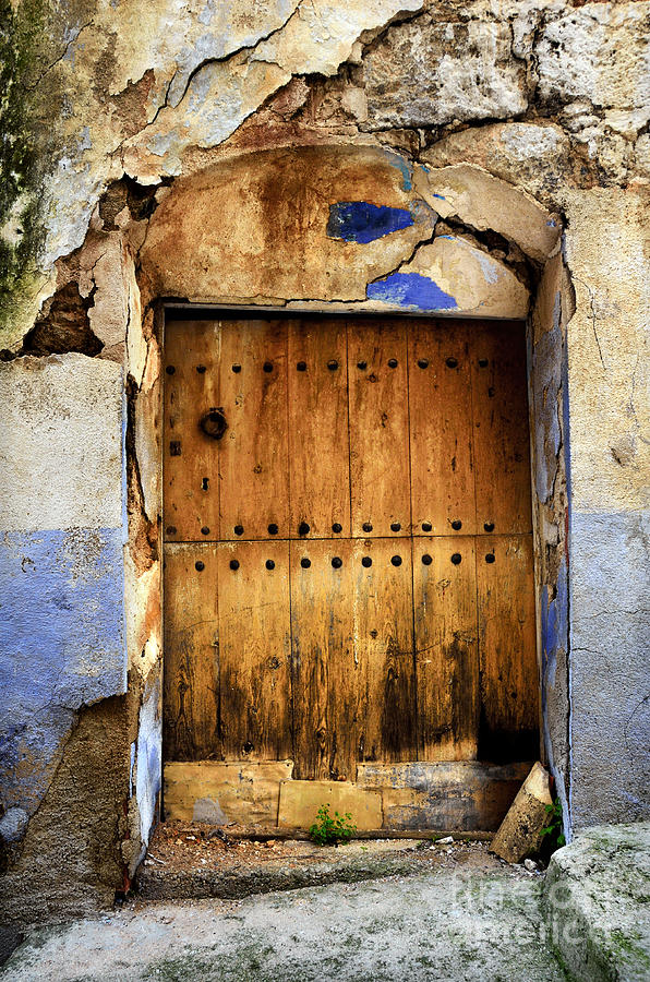 Antique brown door Photograph by RicardMN Photography