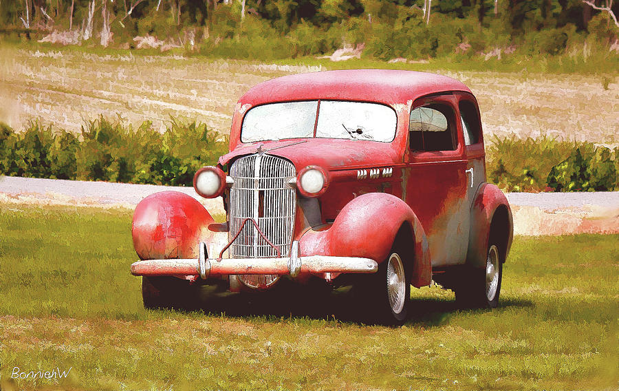 Antique Buick Photograph by Bonnie Willis