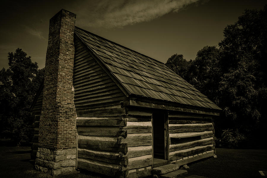 Andrew Jackson Photograph - Antique Cabin - The Hermitage by James L Bartlett