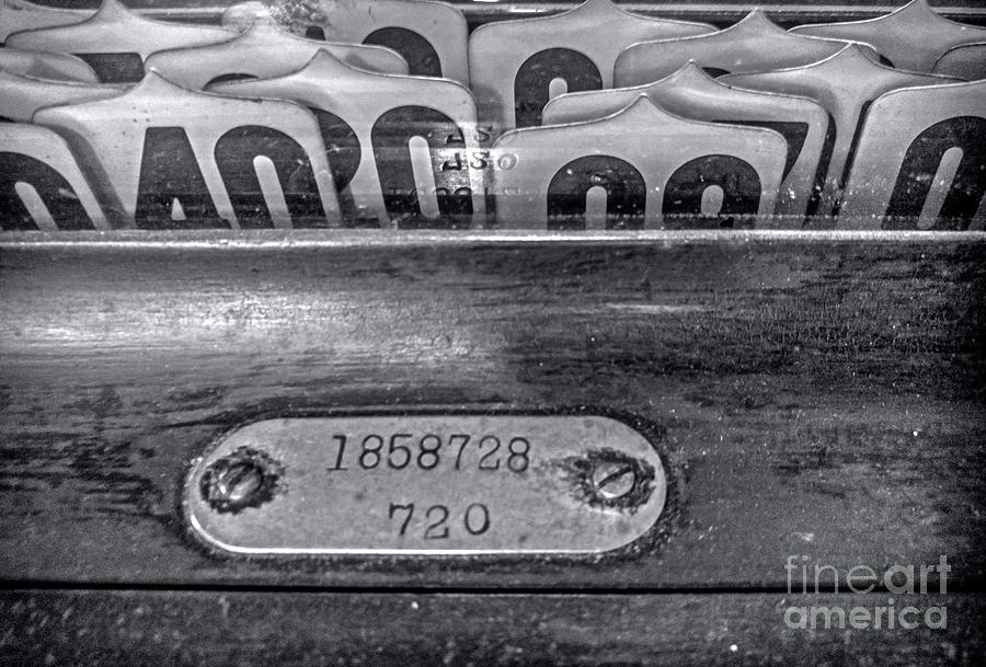Antique Cash Register 2 Photograph by James Aiken