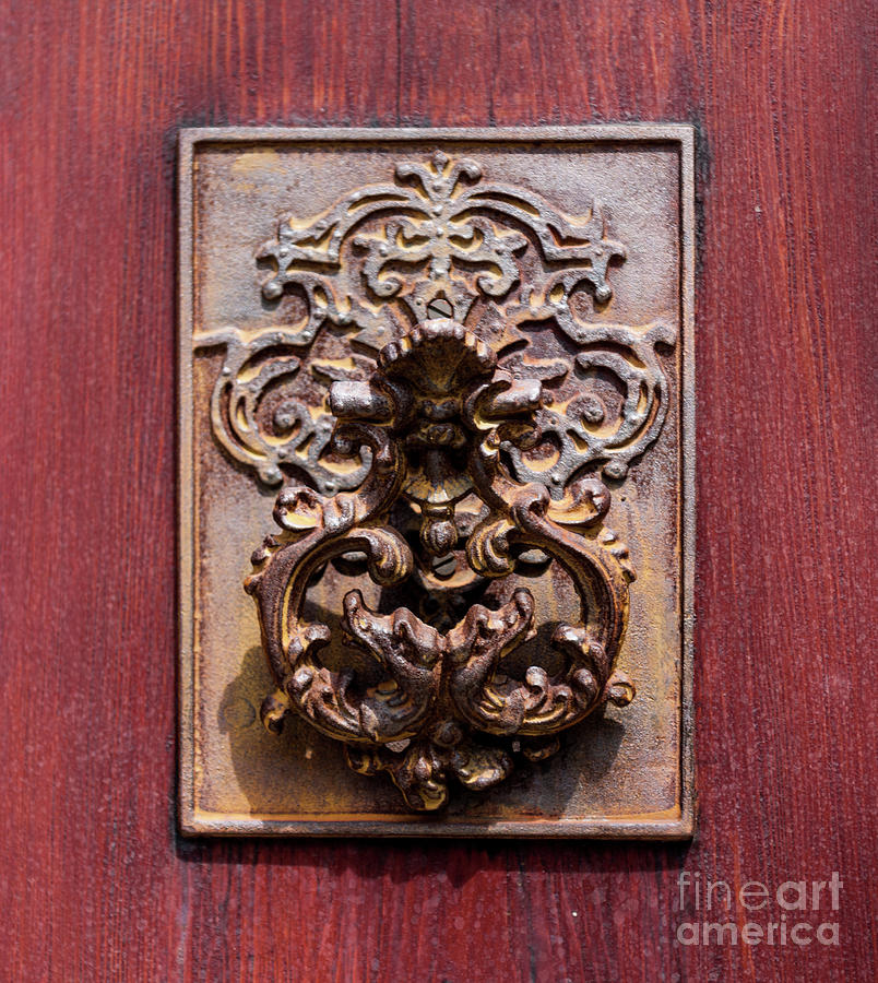 Antique Charleston Door Knocker Photograph by Dale Powell