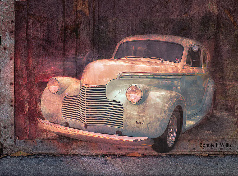 Antique Chevrolet Digital Art by Bonnie Willis