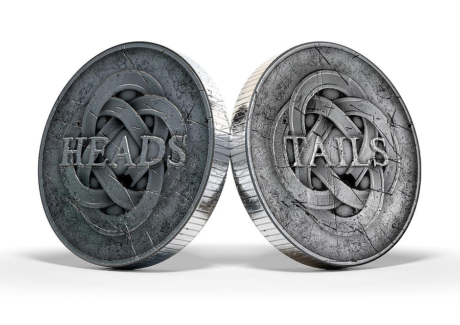 Antique Coins Heads And Tails Digital Art By Allan Swart Pixels