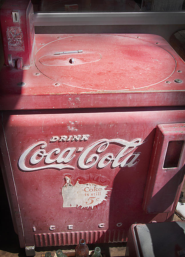 Antique Coke Dispenser Photograph by Steve Ohlsen - Fine Art America
