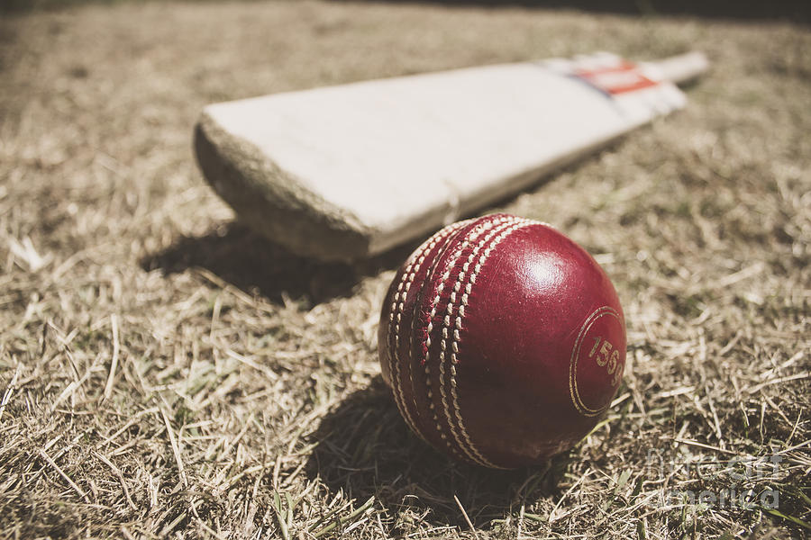Antique cricket test match Photograph by Jorgo Photography