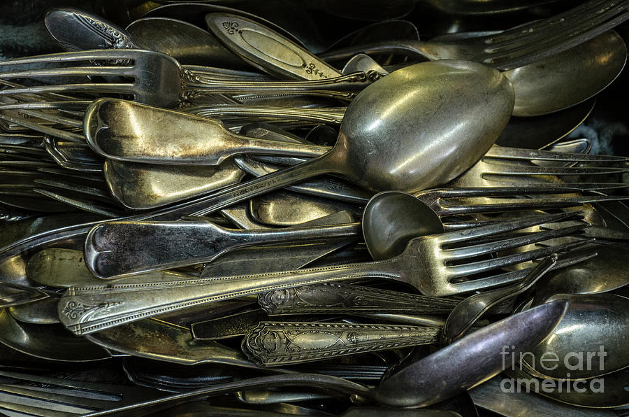 Antique Cutlery Photograph by Bob Christopher